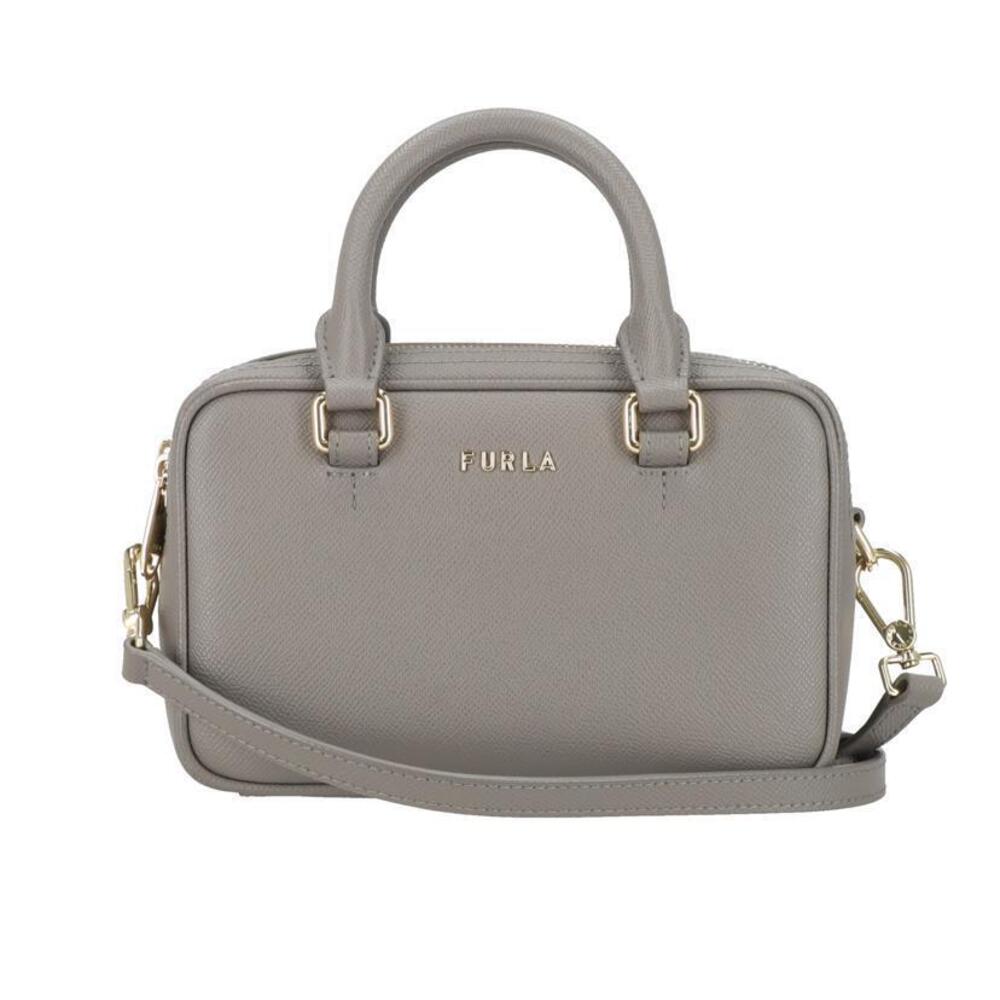 Furla Lilli Crossbody bag Saffiano leather Gray